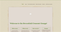 Desktop Screenshot of crescentgrange.org